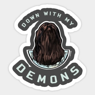 Down with my Demons/Front and Back Sticker